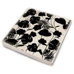 Casa si Gradina - Bucatarie si vesela - Accesorii bar - Suporturi bauturi - Suport pahare, Hermia, piatra naturala, multicolor, 10x10x1 cm, set 4 bucati, 366TYR1107 - Infinity.ro
