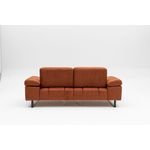 Casa si Gradina - Mobilier - Canapele si coltare - Canapele - Canapea extensibila, Hanah Home, lemn fag, portocaliu, 199x99x83 cm - Infinity.ro
