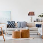 Casa si Gradina - Corpuri si surse de iluminat - Veioze si lampi - Lampadare - Lampadar, Opviq, metal, maro, 65x65x165 cm - Infinity.ro