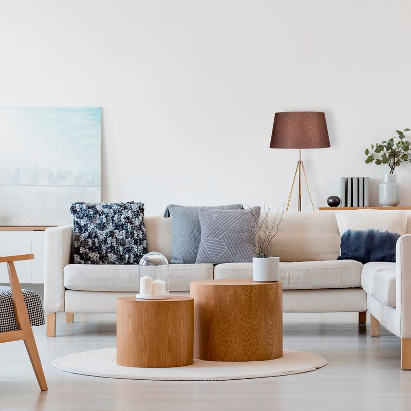 Casa si Gradina - Corpuri si surse de iluminat - Veioze si lampi - Lampadare - Lampadar, Opviq, metal, maro, 65x65x165 cm - Infinity.ro