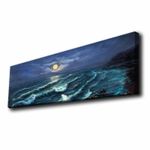 Casa si Gradina - Electrice - Tablouri electrice si accesorii - Tablou canvas cu led, Wallxpert, poliester, multicolor, 30x90 cm - Infinity.ro