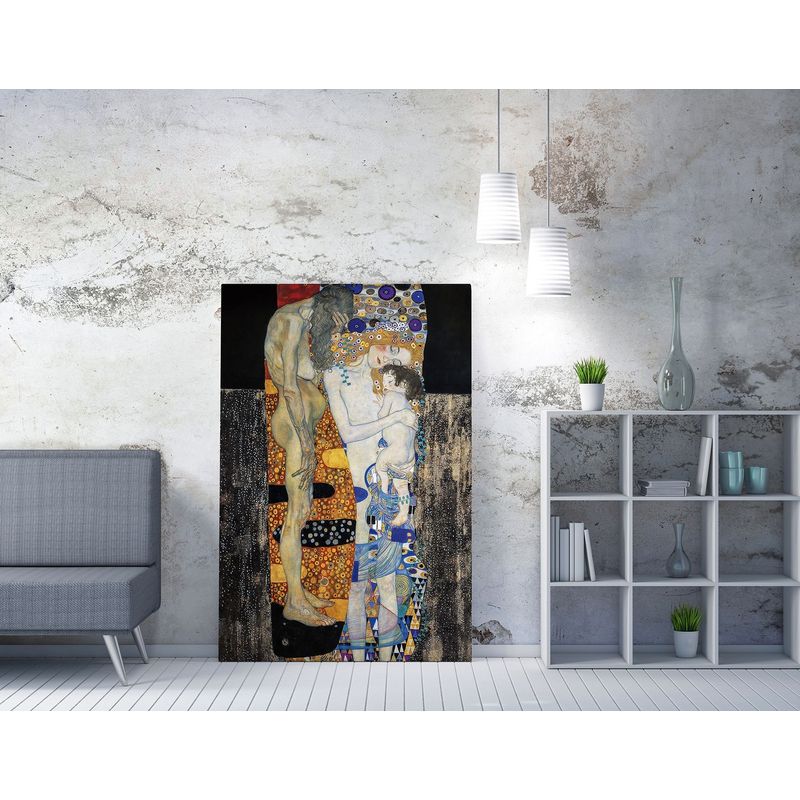 Casa si Gradina - Decoratiuni - Tablouri - Tablou decorativ pe panza, Wallxpert, multicolor, 70x100 cm, 100% panza, Gustav Klimt, 684GST1142 - Infinity.ro