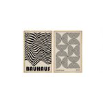 Casa si Gradina - Decoratiuni - Tablouri - Tablou decorativ cu rama, Wallxpert, mdf, multicolor, 50x70 cm, set 2 bucati, 693BSE3020 - Infinity.ro