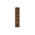 Casa si Gradina - Mobilier - Biblioteci si rafturi - Etajere - Etajera, Hanah Home, PAL melaminat, nuc, 25x25x160 cm - Infinity.ro