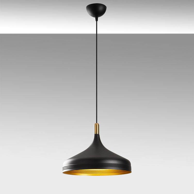 Casa si Gradina - Corpuri si surse de iluminat - Lustre si pendule - Candelabru, Opviq, metal, negru auriu antic, 36x124 cm - Infinity.ro