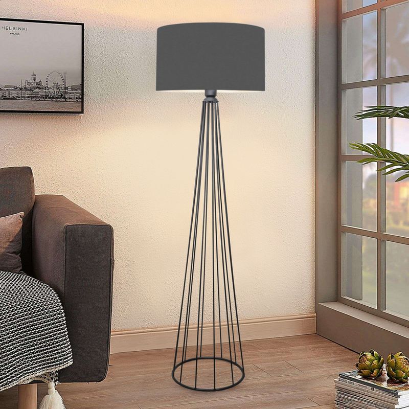 Casa si Gradina - Corpuri si surse de iluminat - Veioze si lampi - Lampadare - Lampadar, Opviq, metal, antracit, 155 cm, 780SGN2617 - Infinity.ro