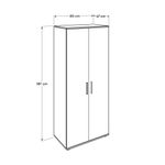 Casa si Gradina - Mobilier - Dulapuri si sifoniere - Sifoniere - Sifonier, Hanah Home, pal melaminat, alb, 80x47x187 cm - Infinity.ro