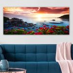 Casa si Gradina - Decoratiuni - Tablouri - Tablou decorativ, Wallxpert, panza, multicolor, 50x120 cm, 451ERN1325 - Infinity.ro
