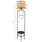 Casa si Gradina - Corpuri si surse de iluminat - Veioze si lampi - Lampadare - Lampadar, Opviq, ratan, 145 cm - Infinity.ro