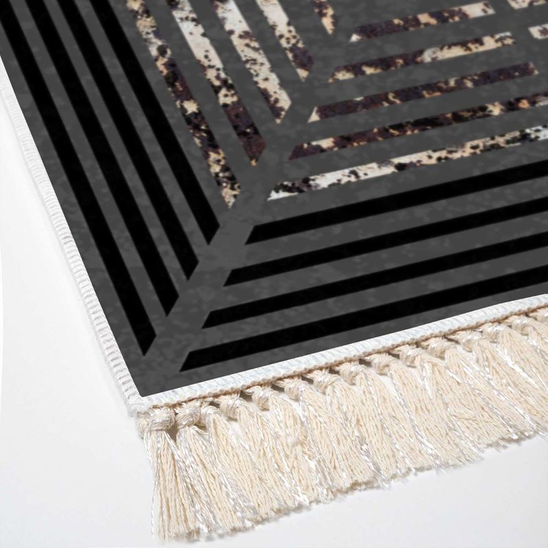 Casa si Gradina - Textile si covoare - Covoare - Covoare casa - Covor, Conceptum Hypnose, antracit, 100x150 cm, 100% poliester, antiderapant, lavabil la masina, 955ANR3580 - Infinity.ro