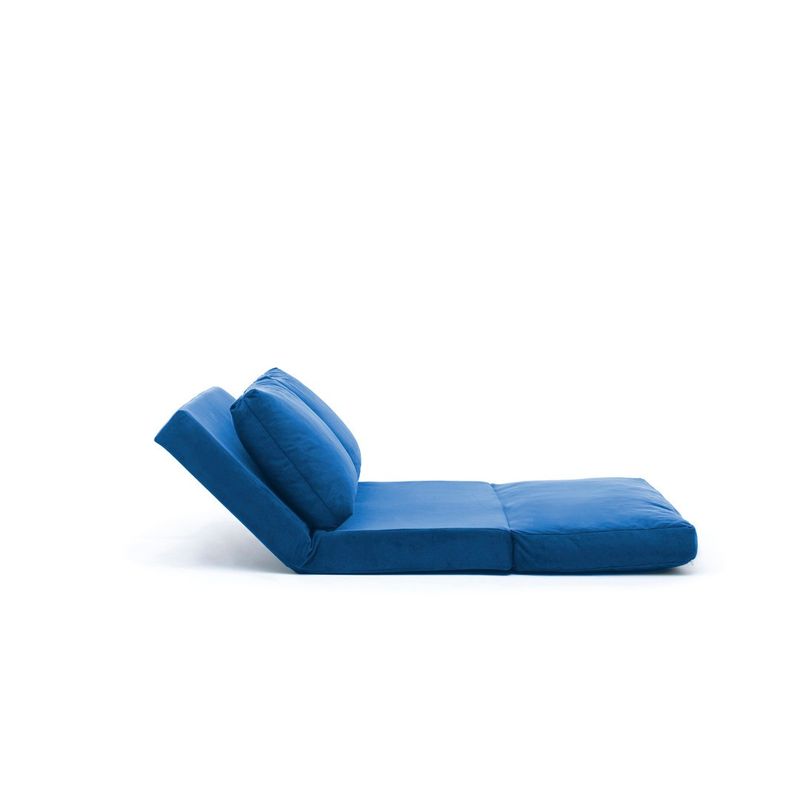 Casa si Gradina - Mobilier - Canapele si coltare - Canapele - Canapea extensibila, Hanah Home, metal, textil poliester, albastru, 185x120 cm - Infinity.ro