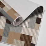 Casa si Gradina - Textile si covoare - Covoare - Covorase intrare - Covoras de intrare, Conceptum Hypnose, cafea, 80x150 cm, 100% poliamida, antiderapant, lavabil la masina, 955ANR1772 - Infinity.ro