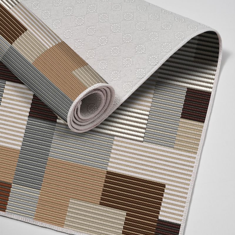 Casa si Gradina - Textile si covoare - Covoare - Covorase intrare - Covoras de intrare, Conceptum Hypnose, cafea, 80x150 cm, 100% poliamida, antiderapant, lavabil la masina, 955ANR1772 - Infinity.ro