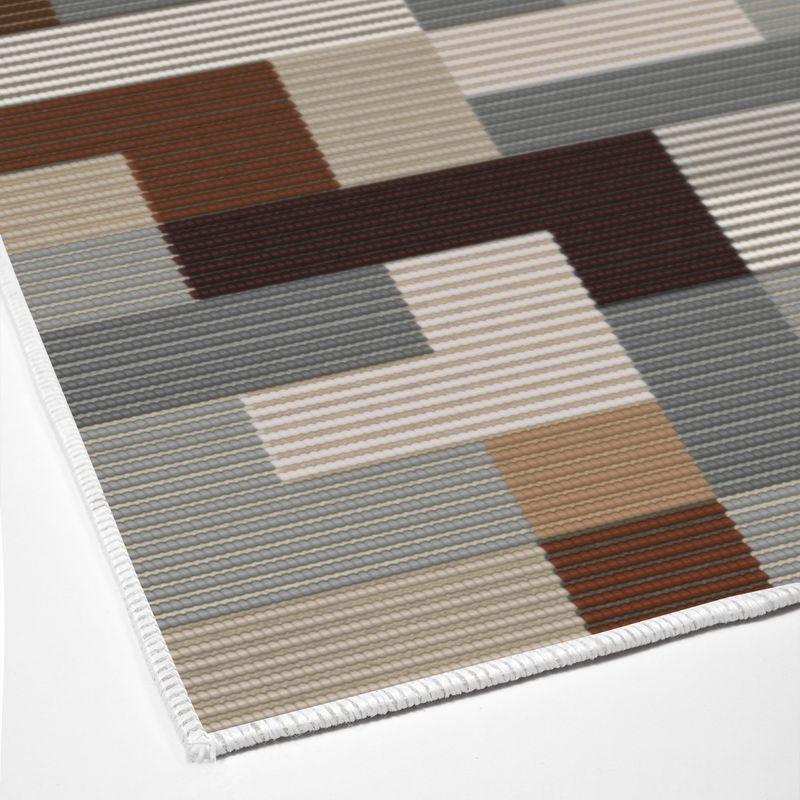 Casa si Gradina - Textile si covoare - Covoare - Covorase intrare - Covoras de intrare, Conceptum Hypnose, cafea, 80x150 cm, 100% poliamida, antiderapant, lavabil la masina, 955ANR1772 - Infinity.ro