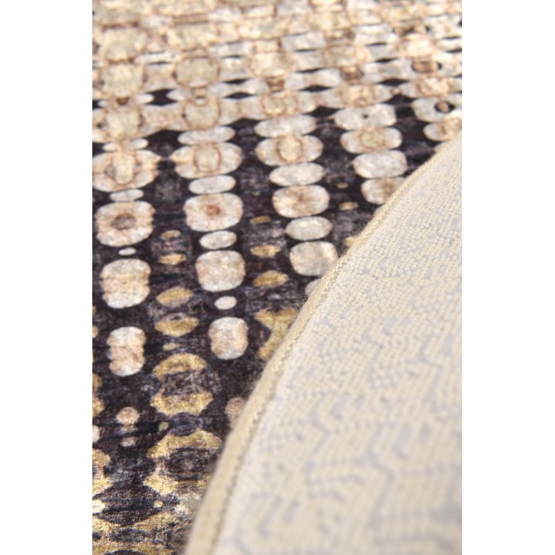 Casa si Gradina - Textile si covoare - Covoare - Covoare casa - Covor rotund, Conceptum Hypnose, multicolor, 140 cm, 100% poliester, antiderapant, lavabil la masina, 882CHL1307 - Infinity.ro