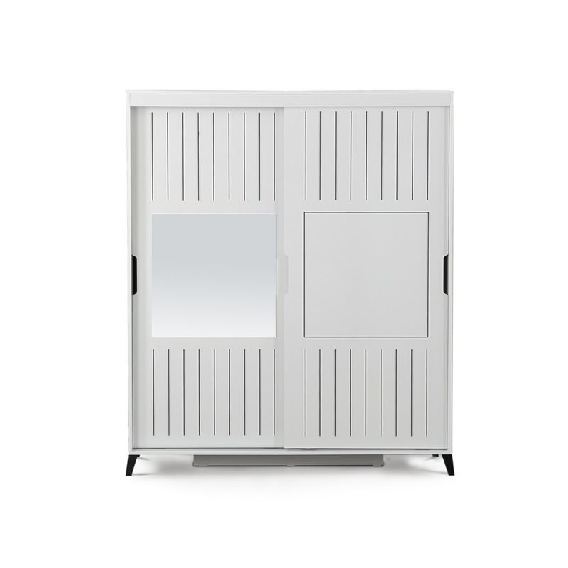 Casa si Gradina - Mobilier - Dulapuri si sifoniere - Sifoniere - Sifonier, Hanah Home, pal melaminat, alb, 190x60x216 cm - Infinity.ro
