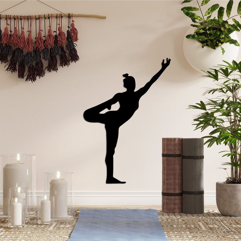 Casa si Gradina - Decoratiuni - Decoratiuni perete - Accesoriu decorativ de perete, Wallxpert, metal, negru, 42x60 cm - Infinity.ro