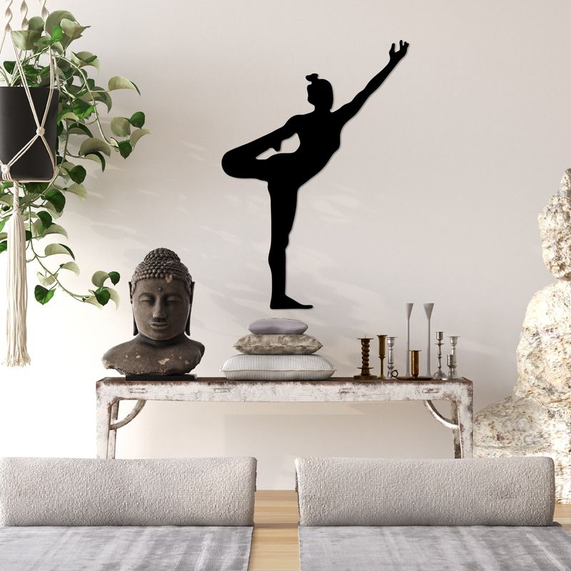Casa si Gradina - Decoratiuni - Decoratiuni perete - Accesoriu decorativ de perete, Wallxpert, metal, negru, 42x60 cm - Infinity.ro