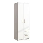 Casa si Gradina - Mobilier - Dulapuri si sifoniere - Sifoniere - Sifonier, Hanah Home, pal melaminat, alb, 60x45x171.8 cm, 382NRC1162 - Infinity.ro