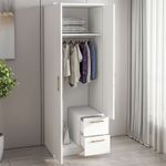 Casa si Gradina - Mobilier - Dulapuri si sifoniere - Sifoniere - Sifonier, Hanah Home, pal melaminat, alb, 60x45x171.8 cm, 382NRC1162 - Infinity.ro