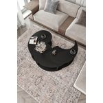 Casa si Gradina - Mobilier - Mese si birouri - Masute de cafea - Set masute de cafea, Hanah Home, mdf, negru, 3 piese, diametru 70 cm, inaltime 38 cm - Infinity.ro