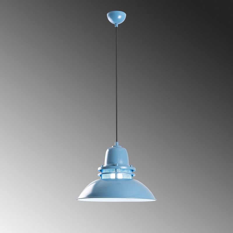Casa si Gradina - Corpuri si surse de iluminat - Lustre si pendule - Candelabru, Opviq, metal, albastru deschis, reglabil, 32-121 cm - Infinity.ro