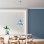 Casa si Gradina - Corpuri si surse de iluminat - Lustre si pendule - Candelabru, Opviq, metal, albastru deschis, reglabil, 32-121 cm - Infinity.ro