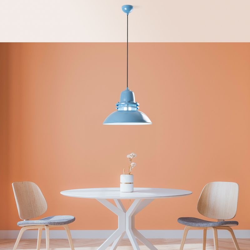 Casa si Gradina - Corpuri si surse de iluminat - Lustre si pendule - Candelabru, Opviq, metal, albastru deschis, reglabil, 32-121 cm - Infinity.ro