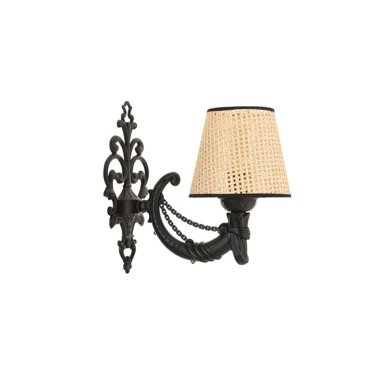 Casa si Gradina - Corpuri si surse de iluminat - Plafoniere, aplice si spoturi - Aplica, Opviq, metal, natural, negru, 24x26 cm - Infinity.ro
