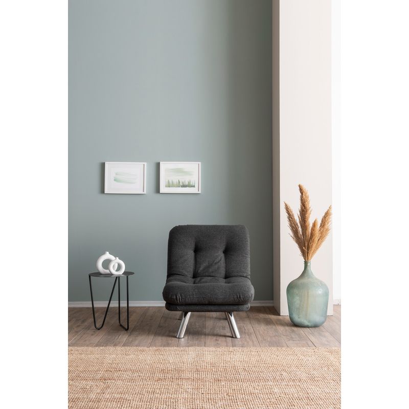 Casa si Gradina - Mobilier - Canapele si coltare - Canapele - Canapea extensibila, Atelier Del Sofa, in, gri inchis, 110x70 cm - Infinity.ro