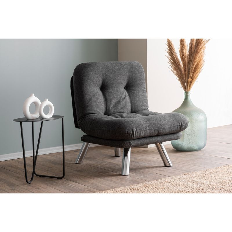 Casa si Gradina - Mobilier - Canapele si coltare - Canapele - Canapea extensibila, Atelier Del Sofa, in, gri inchis, 110x70 cm - Infinity.ro