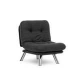 Casa si Gradina - Mobilier - Canapele si coltare - Canapele - Canapea extensibila, Atelier Del Sofa, in, gri inchis, 110x70 cm - Infinity.ro