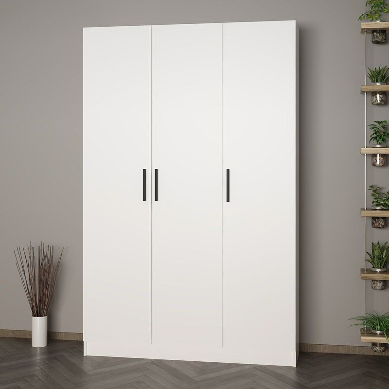 Casa si Gradina - Mobilier - Dulapuri si sifoniere - Sifoniere - Suport de hol, Hanah Home, pal melaminat, alb, 135x35x210 cm - Infinity.ro