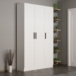 Casa si Gradina - Mobilier - Dulapuri si sifoniere - Sifoniere - Suport de hol, Hanah Home, pal melaminat, alb, 135x35x210 cm - Infinity.ro