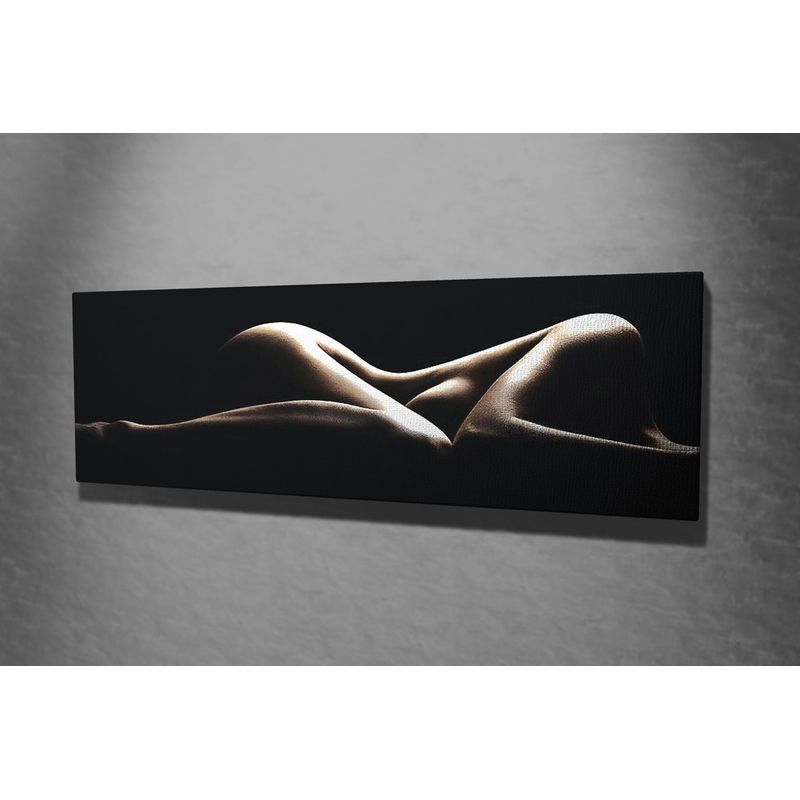Casa si Gradina - Decoratiuni - Tablouri - Tablou decorativ, Wallxpert, panza, multicolor, 30x80 cm, rama lemn, 265VGA1442 - Infinity.ro