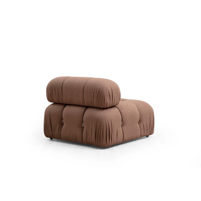 Casa si Gradina - Mobilier - Scaune si fotolii - Fotolii - Fotoliu, Hanah Home, poliester, maro, 95x95x75 cm - Infinity.ro
