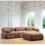 Casa si Gradina - Mobilier - Scaune si fotolii - Fotolii - Fotoliu, Hanah Home, poliester, maro, 95x95x75 cm - Infinity.ro