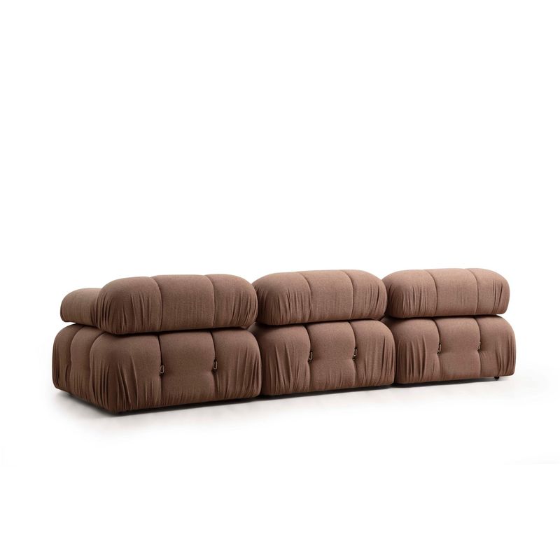 Casa si Gradina - Mobilier - Scaune si fotolii - Fotolii - Fotoliu, Hanah Home, poliester, maro, 95x95x75 cm - Infinity.ro