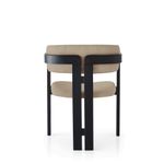 Casa si Gradina - Mobilier - Scaune si fotolii - Fotolii - Fotoliu, Hanah Home, lemn, negru si mink, 58x49x76 cm - Infinity.ro