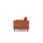 Casa si Gradina - Mobilier - Canapele si coltare - Canapele - Canapea 3 locuri, Atelier Del Sofa, 100% poliester, portocaliu, 215x90x70 cm - Infinity.ro