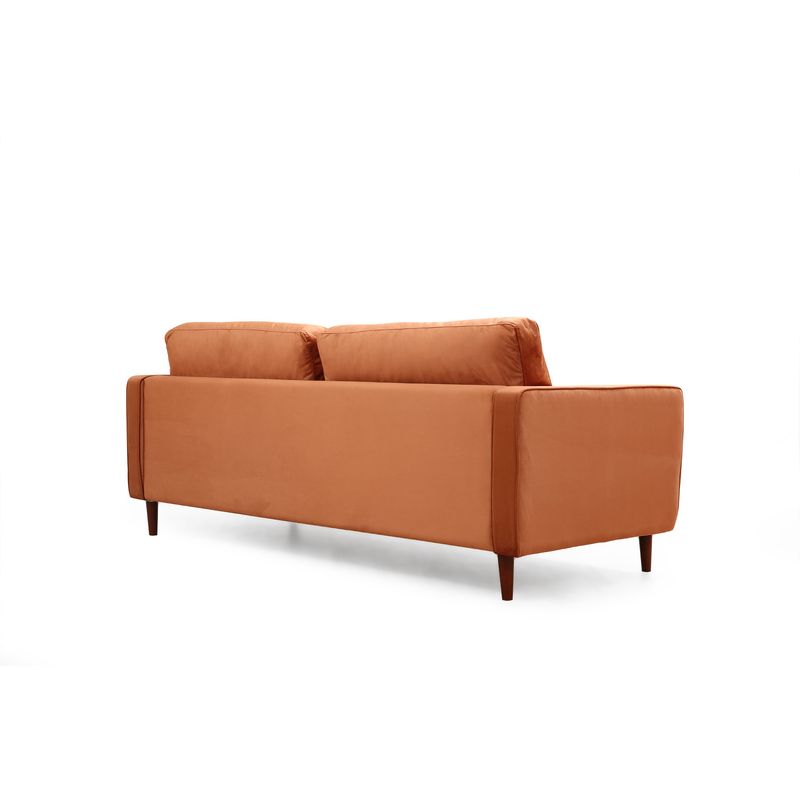 Casa si Gradina - Mobilier - Canapele si coltare - Canapele - Canapea 3 locuri, Atelier Del Sofa, 100% poliester, portocaliu, 215x90x70 cm - Infinity.ro