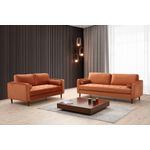 Casa si Gradina - Mobilier - Canapele si coltare - Canapele - Canapea 3 locuri, Atelier Del Sofa, 100% poliester, portocaliu, 215x90x70 cm - Infinity.ro