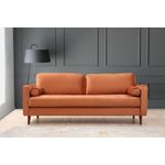 Casa si Gradina - Mobilier - Canapele si coltare - Canapele - Canapea 3 locuri, Atelier Del Sofa, 100% poliester, portocaliu, 215x90x70 cm - Infinity.ro