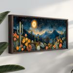 Casa si Gradina - Decoratiuni - Tablouri - Tablou decorativ inramat, Wallxpert, mdf, multicolor, 40x120x3.5 cm - Infinity.ro