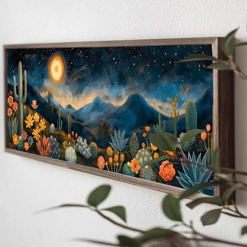 Casa si Gradina - Decoratiuni - Tablouri - Tablou decorativ inramat, Wallxpert, mdf, multicolor, 40x120x3.5 cm - Infinity.ro