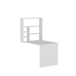 Casa si Gradina - Mobilier - Mese si birouri - Birouri - Birou de studiu, Hanah Home, pal melaminat, alb, 59x90x74 cm - Infinity.ro