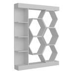 Casa si Gradina - Mobilier - Biblioteci si rafturi - Biblioteci - Biblioteca, Hanah Home, pal melaminat, alb, 140x29.6x177.4 cm - Infinity.ro