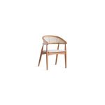 Casa si Gradina - Mobilier - Scaune si fotolii - Scaune - Scaun, Hanah Home, lemn de fag, tesatura teddy, natural, 54x49x79 cm - Infinity.ro