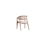 Casa si Gradina - Mobilier - Scaune si fotolii - Scaune - Scaun, Hanah Home, lemn de fag, tesatura teddy, natural, 54x49x79 cm - Infinity.ro