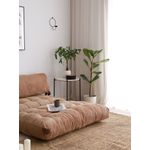 Casa si Gradina - Mobilier - Canapele si coltare - Canapele - Canapea extensibila 2 locuri, Hanah Home, catifea, camel, 120x79x75 cm - Infinity.ro